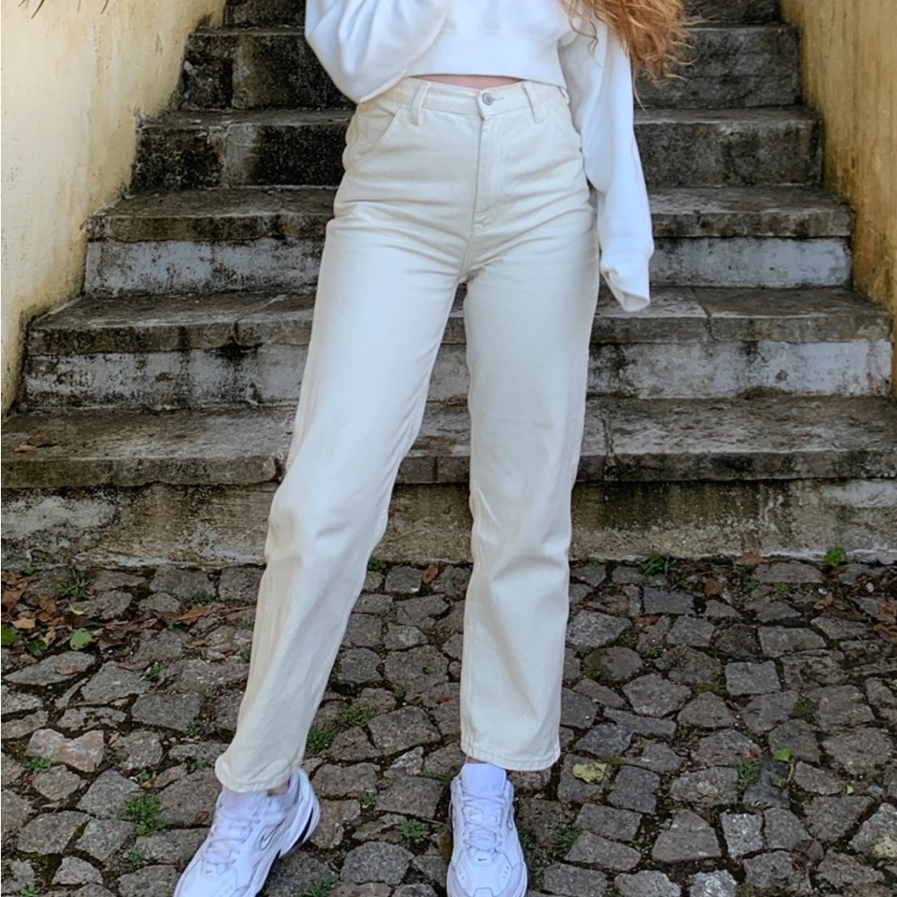 Brandy Melville Cream Jeans